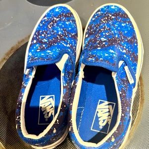 Little boys size 1 glow in the dark vans